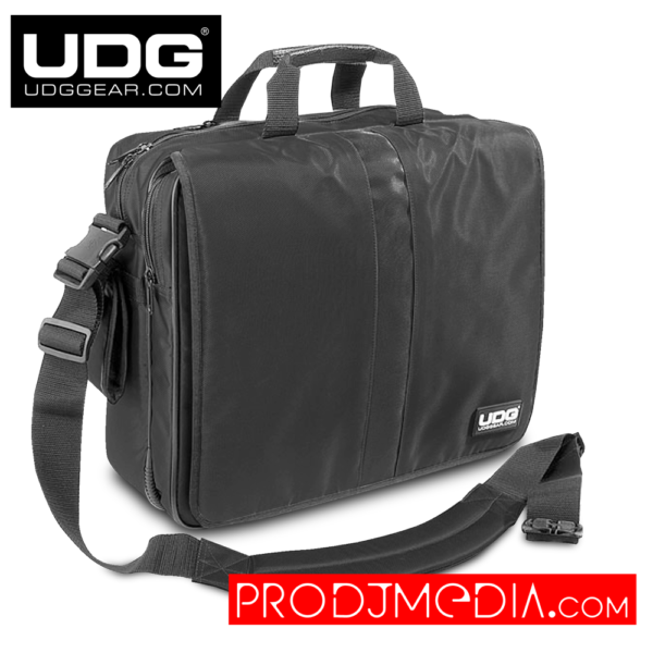 UDG Ultimate CourierBag DeLuxe 17" Black, Orange Inside U9490BL/OR