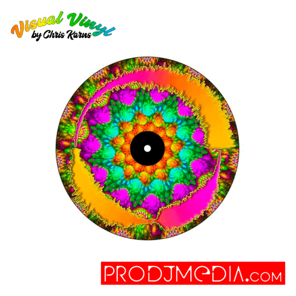 Visual Vinyl by Chris Karns FRACTALS VOL. 1: SCRATCH RECORD 7"