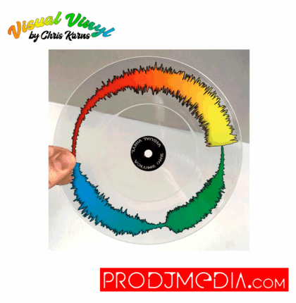 Visual Vinyl by Chris Karns CLEAR VOL. 1: 7" SCRATCH RECORD