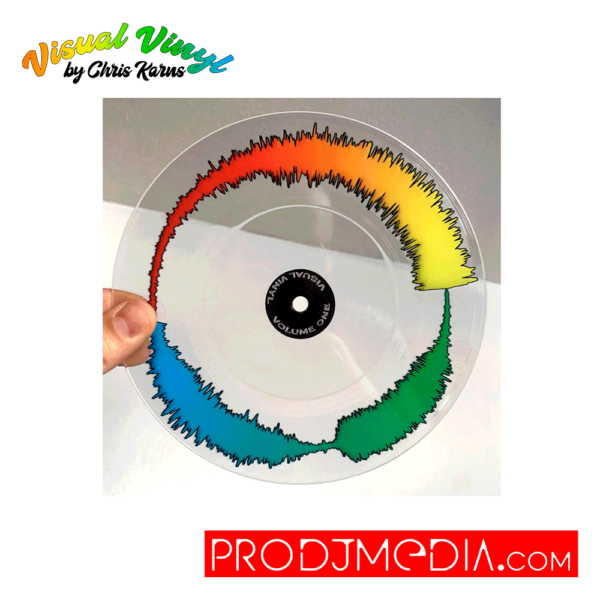 Visual Vinyl by Chris Karns CLEAR VOL. 1: 7" SCRATCH RECORD